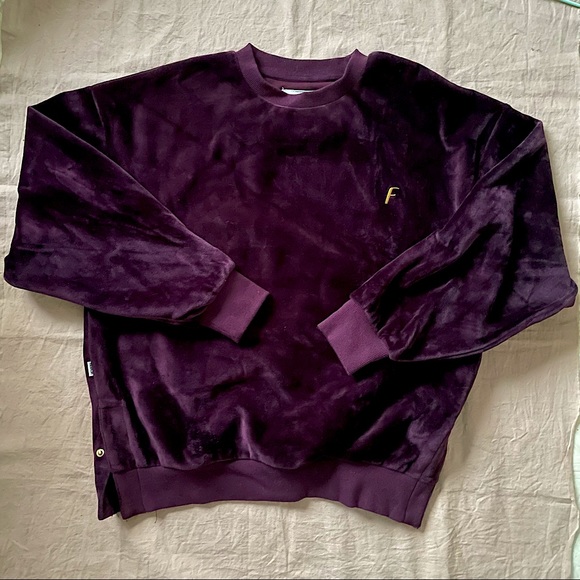 FAIRPLAY BEET VELVET SWEATER - Picture 3 of 10